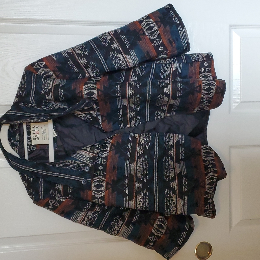 Billabong Serape Blanket Jacket - Large L